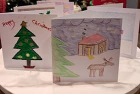 Christmas cards received at HC-One’s Ashworth Grange in Dewsbury, Greenacres in Meltham, and The Oakes in Huddersfield