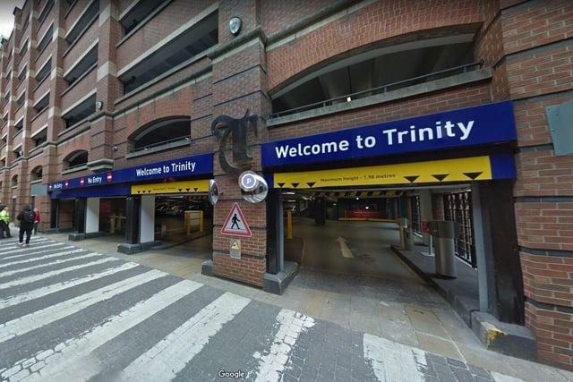 Trinity Leeds Car Park - £5.50. Address: Swinegate, Leeds LS1 4AG.