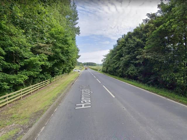 The fatal crash happened on the A61 Harrogate Road at Dunkeswick. Picture: Google