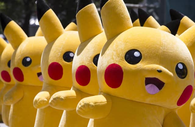 Pokemon characters, like those pictured, are among toy deals at Aldi (Photo by Tomohiro Ohsumi/Getty Images)