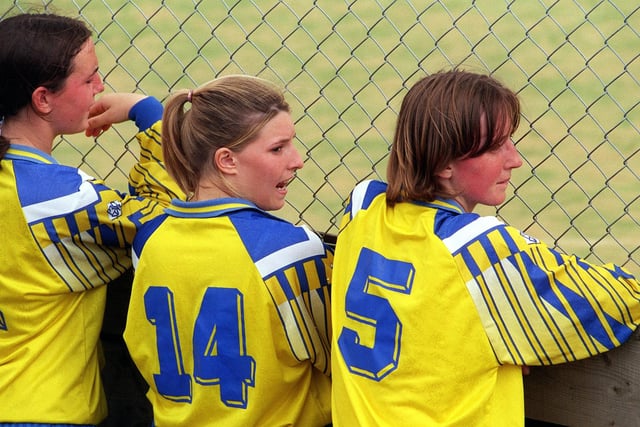Morley Spurs watch the 1998 Centenary Cup North of England's five-a-side tournament staged at South Leeds Stadium.