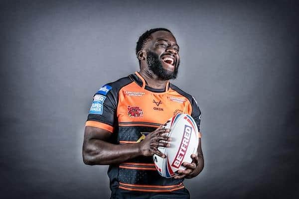 Muizz Mustapha is another ex-Rhinos player in Tigers' squad for Thursday's game. Picture by Allan McKenzie/SWpix.com.