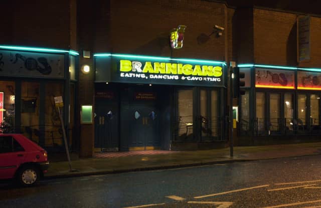 Eating, dancing and cavorting... that was Brannigans on Vicar Lane.