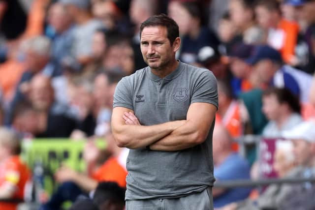INJURY BLOW: For Everton boss Frank Lampard, above, who will have a star man missing for this month's clash against Leeds United at Elland Road. 
Photo by George Wood/Getty Images.