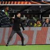 QUICK TURNAROUND: For Arsenal and boss Mikel Arteta, above, pictured during Thursday evening's Europa League clash against Bodo/Glimt inside the Arctic Circle. 
Photo by Stuart MacFarlane/Arsenal FC via Getty Images.