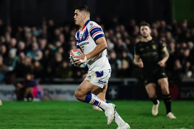 Wakefield Trinity's Caleb Hamlin-Uele. Picture by Alex Whitehead/SWpix.com.