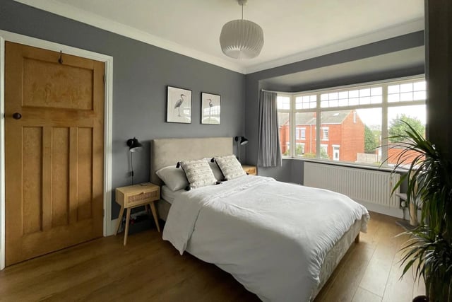 The home has three bedrooms, including two well-proportioned double bedrooms.