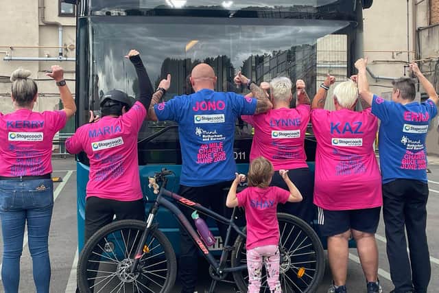 Bus drivers ready for cycle challenge