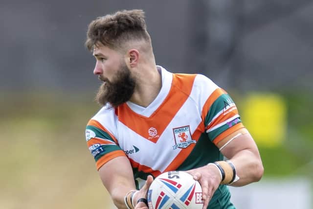 Harvey Hallas was "immense" for Hunslet against North Wales. Picture by Tony Johnson.