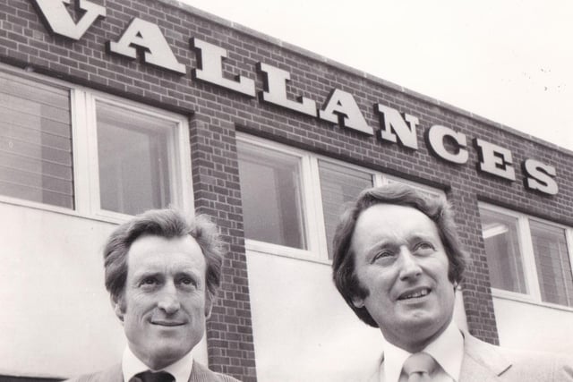 Owners Julian Vallance (left) and Martin pictured in April 1978 who were dedicated to giving customers maximum satisfaction.