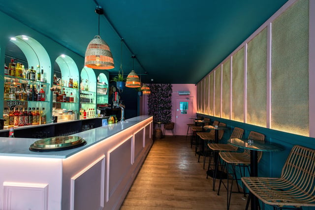 The bar has been described as having an Ibiza style.