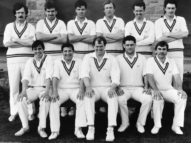 Horsforth CC pictured in May 1987. Back row, from left, are Mike Smith, Bill Davis, Dean Busch, Garry Thorpe, Andy Bentley and Tony Hopps. Front row, from left, are Pete Tooley, Graham Fletcher, John Roberts (captain), Gary Walker and Alan Clubb