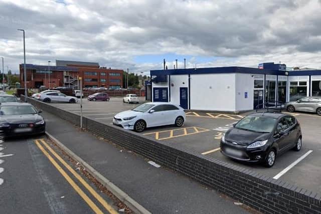 The suspected arson happened in the car park to the rear of Mermaid Fish Restaurant in Morley. Photo: Google