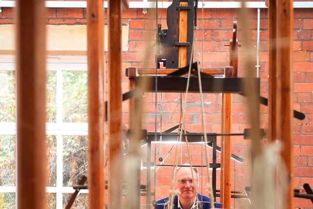William Gaunt pictured in the Weave Shed.