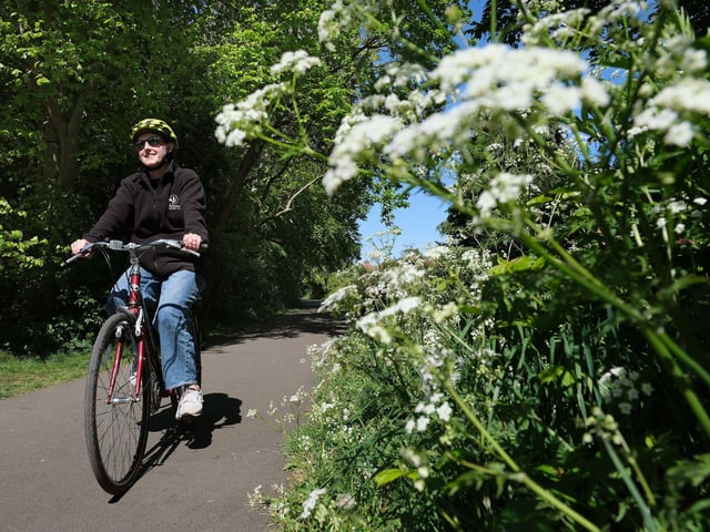 Free bikes are available to hire.