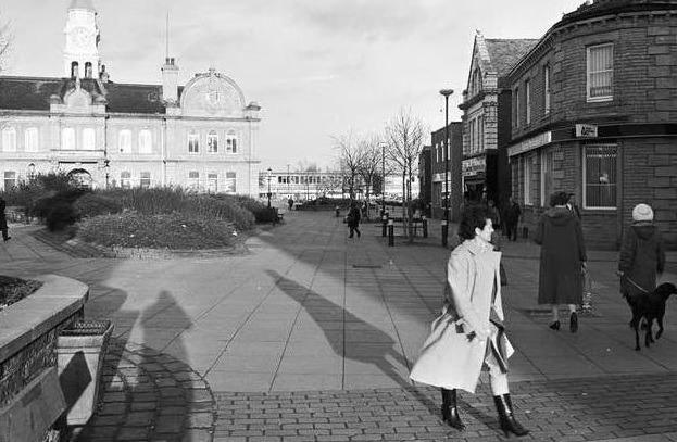 Ossett town centre in 1984.