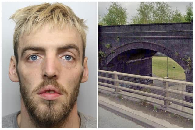 Creek attacked the woman near the viaduct in Holbeck.
