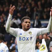 BIG POTENTIAL - Georginio Rutter of Leeds United celebrates after teammate Crysencio Summerville scores the team's fourth goal during the Championship match between Leeds United and Huddersfield Town at Elland Road. Pic: George Wood/Getty Images.