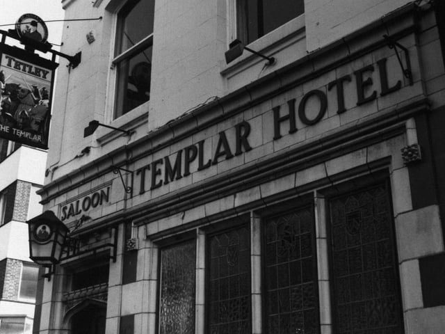 Did you enjoy a drink here back in the day?  The Templar Hotel pictured in March 1993.