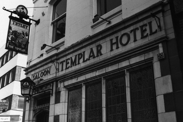 Did you enjoy a drink here back in the day?  The Templar Hotel pictured in March 1993.