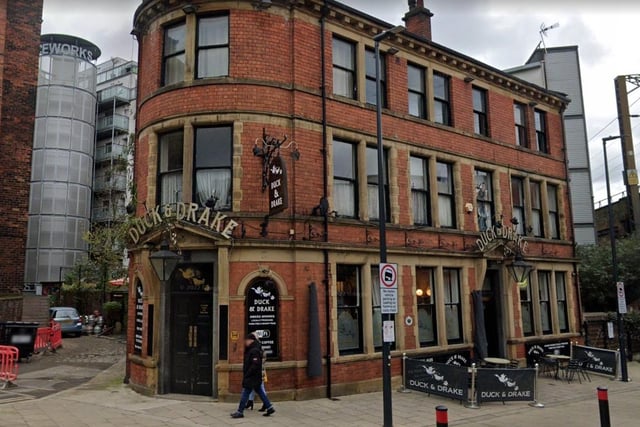 Duck and Drake on Kirkgate has a rating of 4.5 from more than 1,305 Google reviews. One visitor said: "What a fabulous, traditional drinking pub with a great atmosphere.  Well worth the visit, even if you only go to view the artwork!"