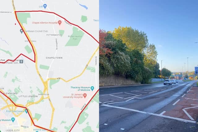 There are boosted stop and search powers in Leeds after the attack in Chapeltown Road