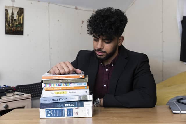 Hazem represented himself at Dartford County Court - using the knowledge he learnt from studying employment law. Picture: SWNS