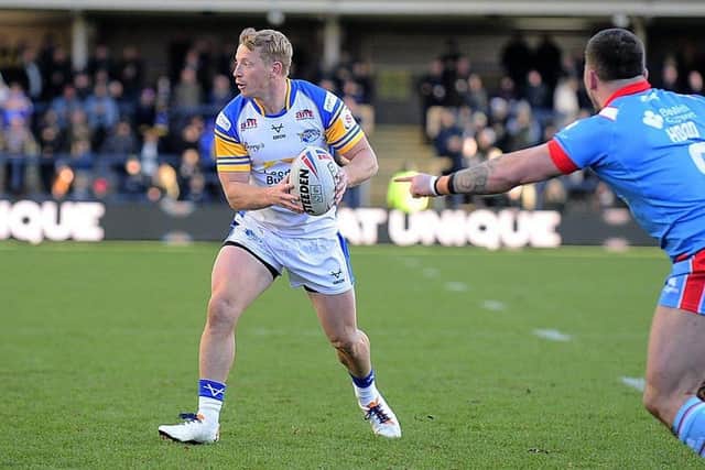 Overseas signings including Lachie Miller, seen in action against Wakefield Trinity on Boxing Day, have been welcomed into the group, Leeds Rhinos coach Rohan Smith says. Picture by Steve Riding.
