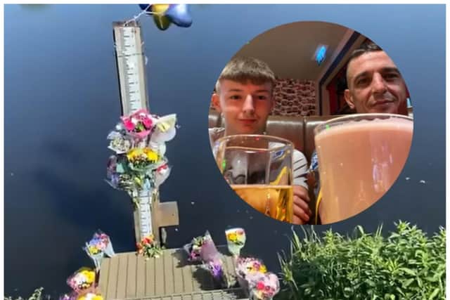 In a courageous video from the scene posted on his own social media, Karl shared his thoughts at the scene of Tyler’s death to raise awareness of the dangers of swimming in open water.