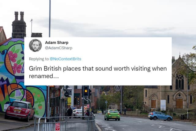 The tweet by Manchester author Adam Sharp went viral