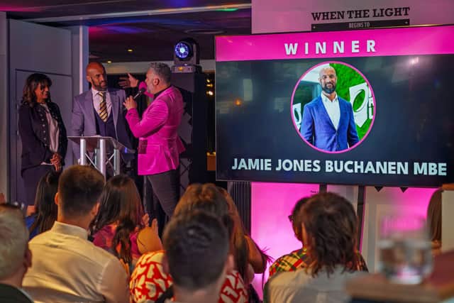 Jamie Jones Buchanan MBE was awarded Public Figure of the Year and is a judge this year.