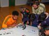 Leeds United midfielder Weston McKennie surprises Co-op Academy Oakwood pupils and joins in with Burley Banksy workshop