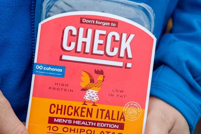 The special CHECK! packs raising money for charity Cahonas