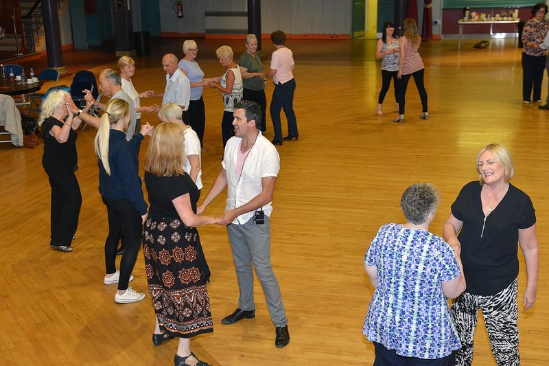 Dancers take to the floor at the "Dance Social" held in the Borough Hall. Were you pictured as you took part in 2015?