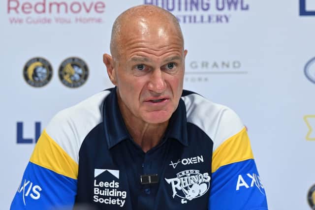 Leeds Rhinos coach Brad Arthur. Picture by Matthew Merrick/SWpix.com.