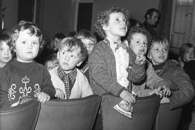 A children's film show at North Biddick Workmen's Club in 1974. Can you spot someone you know?