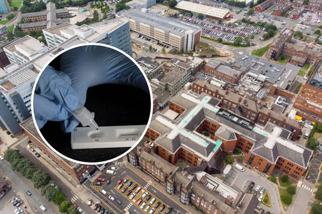 New data reveals the latest Covid rates recorded Leeds Teaching Hospitals.