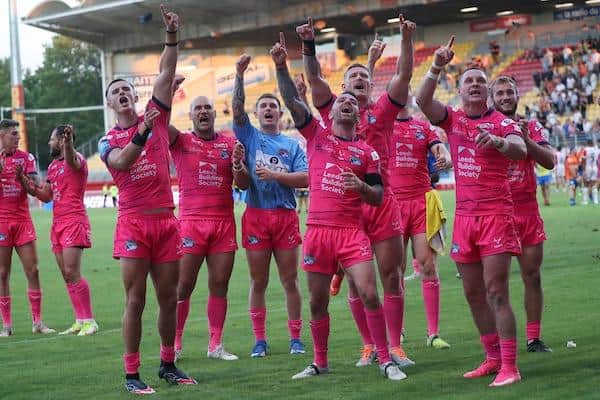 Rhinos return to Catalans - scene of an incredible away win last month - next Monday, but boss Rohan Smith says they'll focus on that later.  Picture by Manuel Blondeau/SWpix.com.