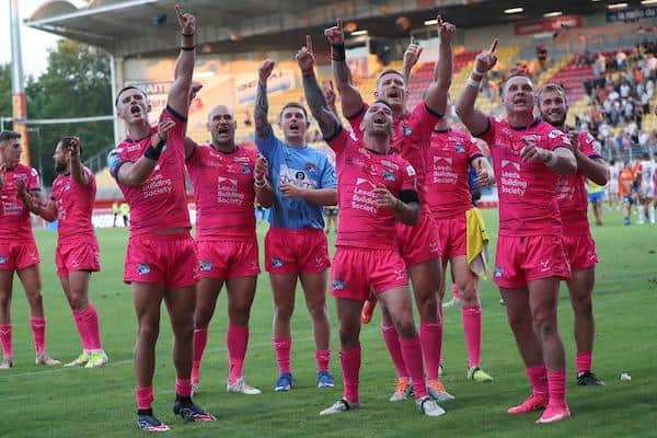 Rhinos return to Catalans - scene of an incredible away win last month - next Monday, but boss Rohan Smith says they'll focus on that later. Picture by Manuel Blondeau/SWpix.com.