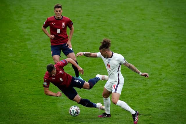 Kalvin Phillips. (Photo by Matt Dunham - Pool/Getty Images)