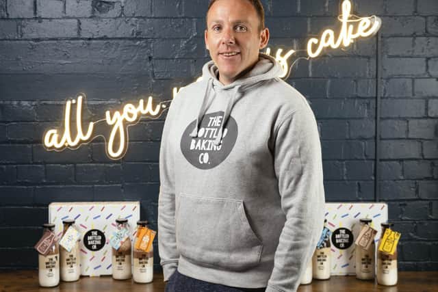 Greg Fraser is the founder of Leeds-based business The Bottled Baking Co, which has just scooped an award