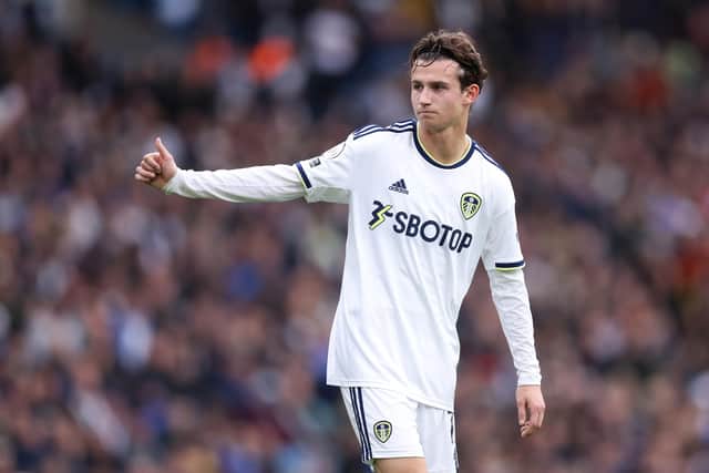 BACK TO IT: Leeds United's USA international attacking midfielder Brenden Aaronson. Photo by George Wood/Getty Images.