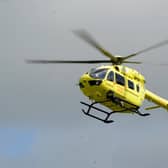 An air ambulance was deployed after a teenager was reported injured in Wetherby.