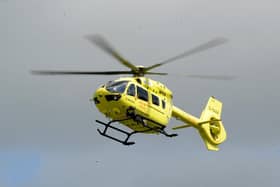 An air ambulance was deployed after a teenager was reported injured in Wetherby.