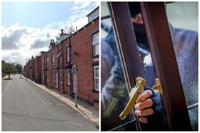 Mata broke into the home on Kepler Terrace in Harehills when he noticed the unsecure window.