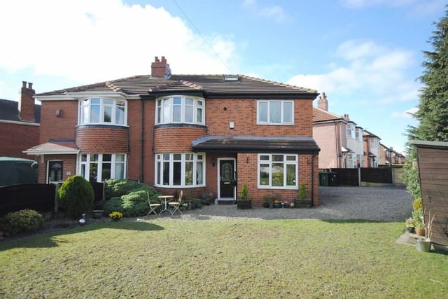 This extended four bedroom semi-detached house has been on the market since 24 August, 2020. It is situated on a generous corner plot in Kippax and is within close proximity to local shops, schools and public transport. The accommodation briefly comprises a lounge, dining kitchen, sitting room, four bedrooms to the first floor and a family bathroom.