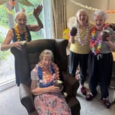 Residents at HC-One’s Colton Lodge Care Home enjoying seaside inspired Care Home Open Week celebration event