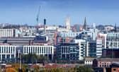 A 46-storey block of flats, along with office buildings, is planned for land near Wellington Street. Picture: Simon Hulme