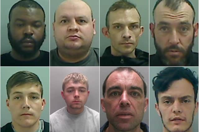 Just some of the Hartlepool and East Durham criminals to have received jail terms in 2022.