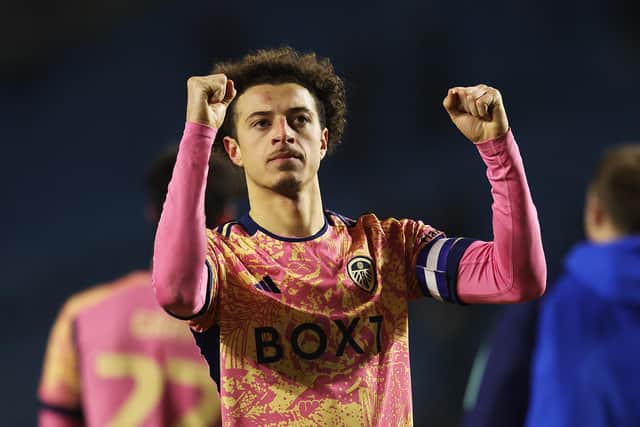 GOOD BUSINESS - Leeds United defender and captain at Hillsborough Ethan Ampadu put in another imperious display as Sheffield Wednesday were well beaten. Pic: Ed Sykes/Getty Images